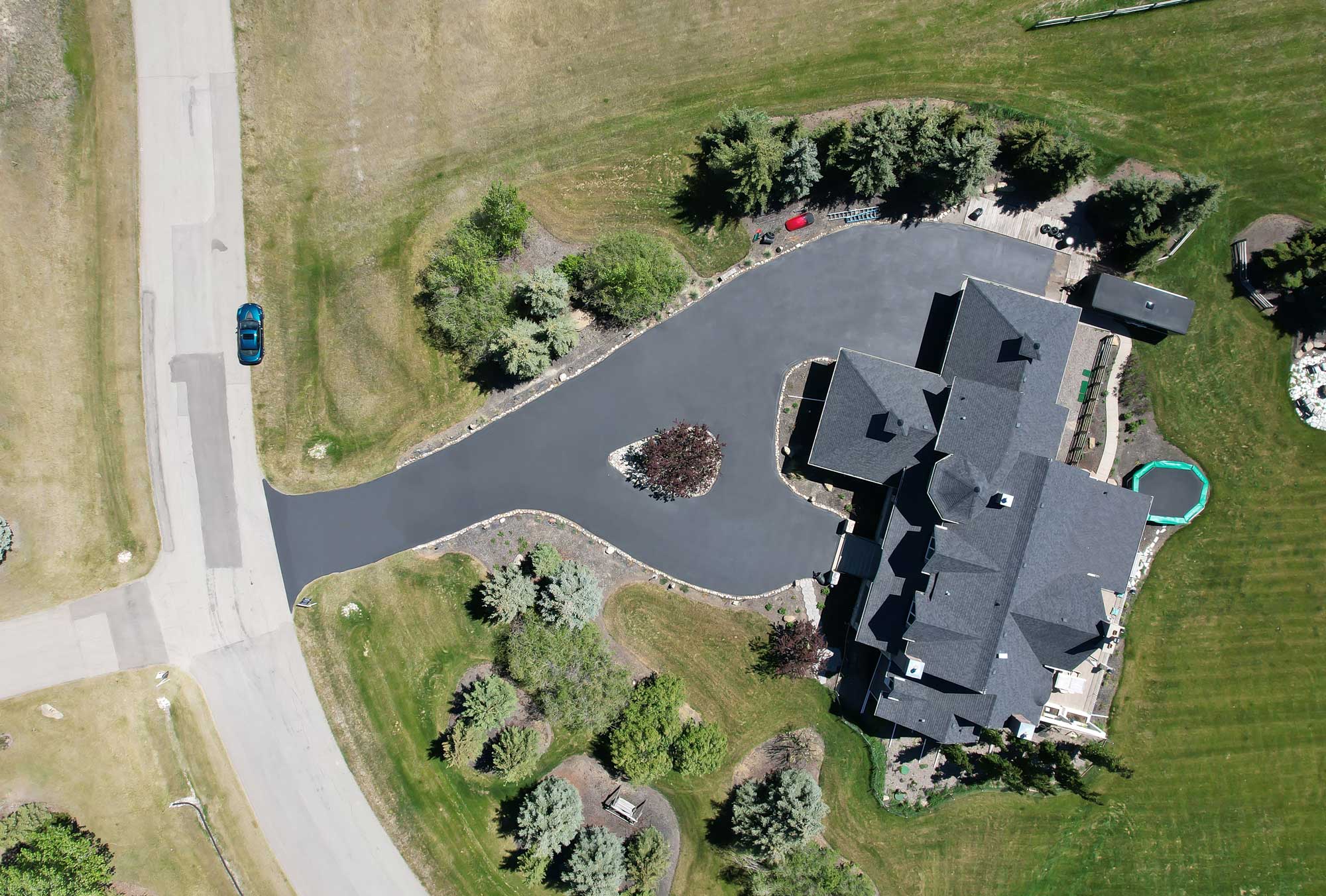 Infinity Paving Driveway Sealcoating After