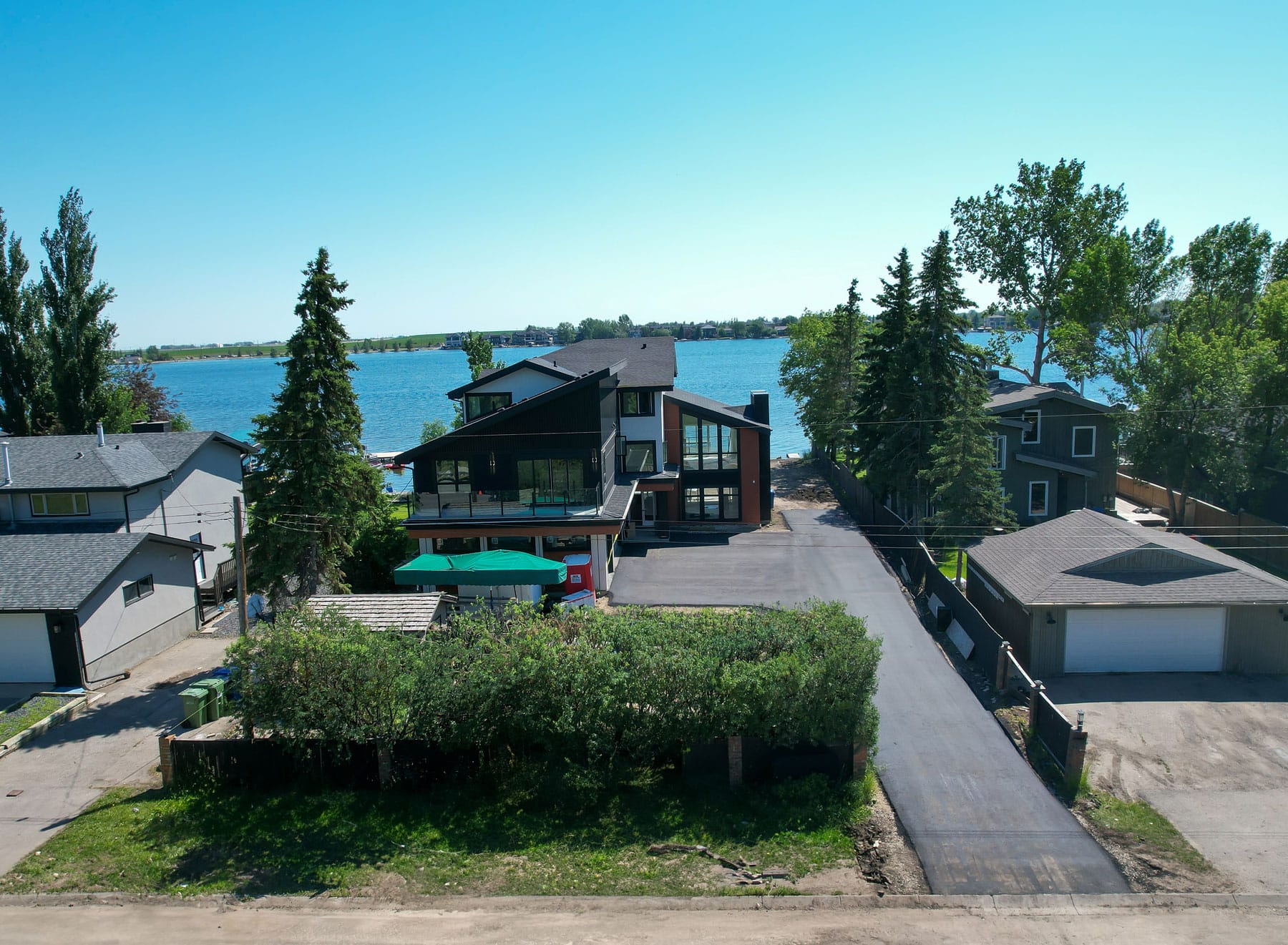 Asphalt Driveway Paving and Driveway Sealcoating After
